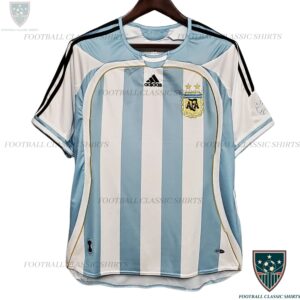 Retro Argentina Home Football Classic Shirt 2006