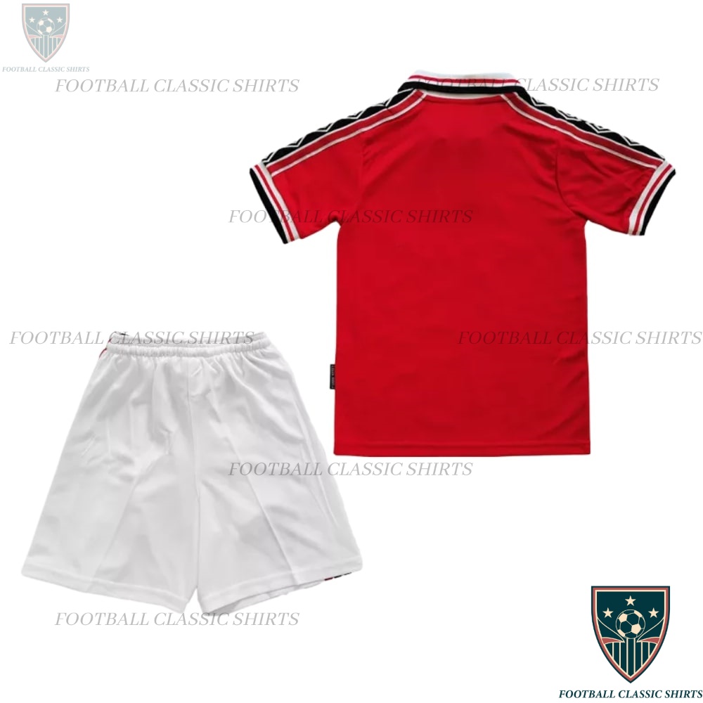 Manchester United Home Kids Classic Kit 1998