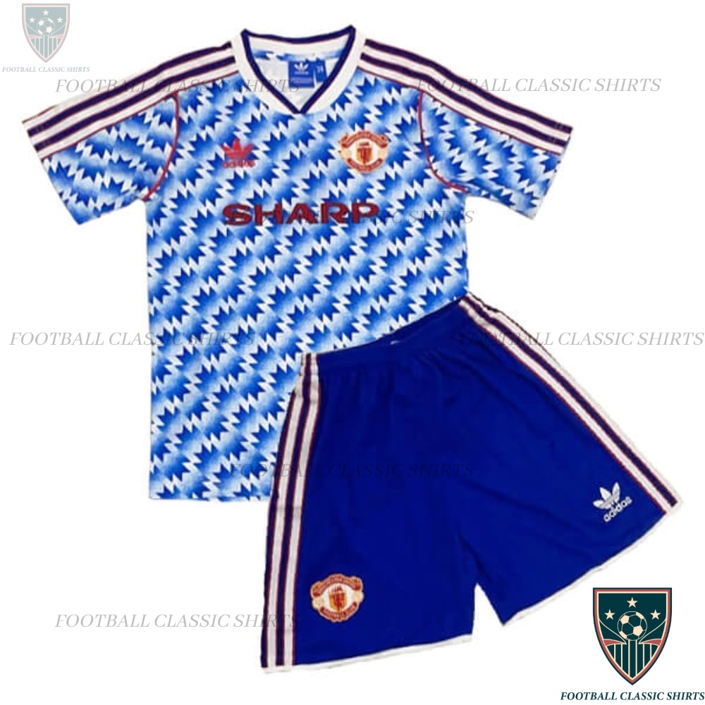 Manchester United Away Kids Classic Kit 1990/92