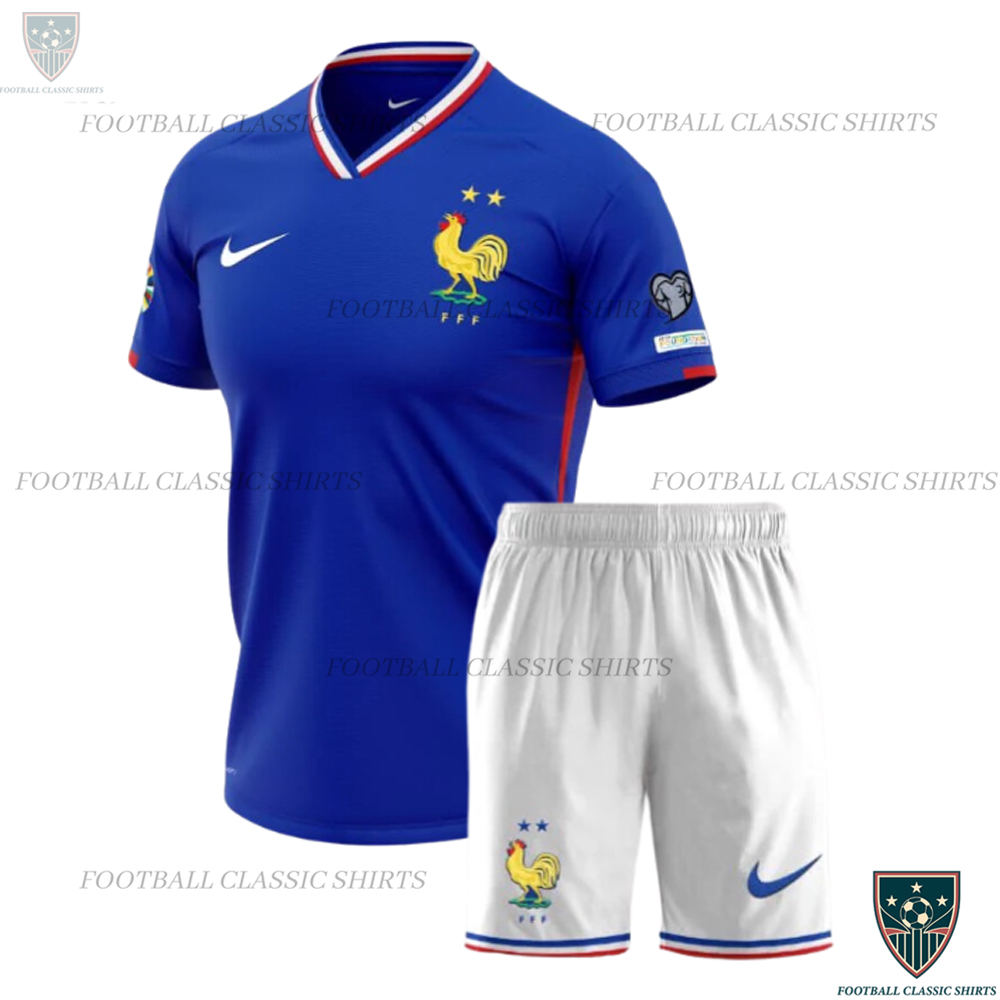France Home Kid Football Classic Kits 2023