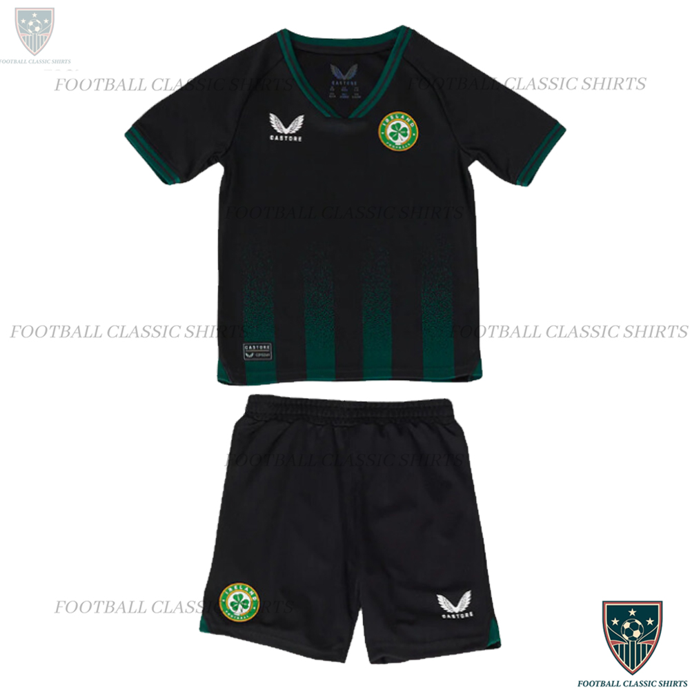 Ireland Third Kids Football Discount Kit 2023