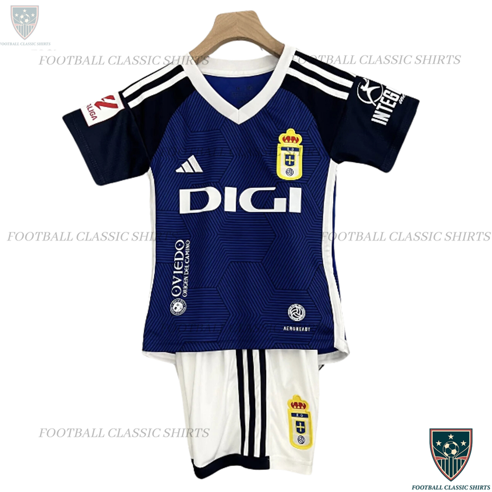 Real Oviedo Home Kid Classic Kits