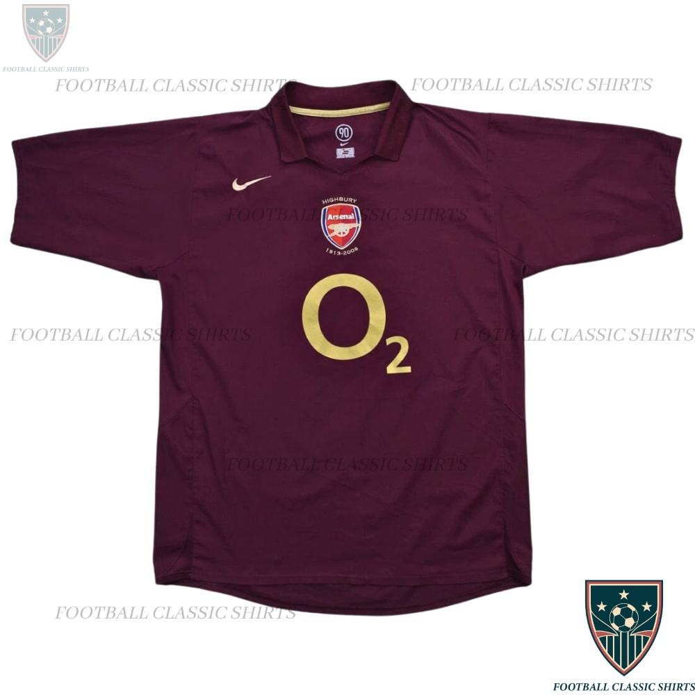 Retro Arsenal Home Football Classic Shirt 05/06