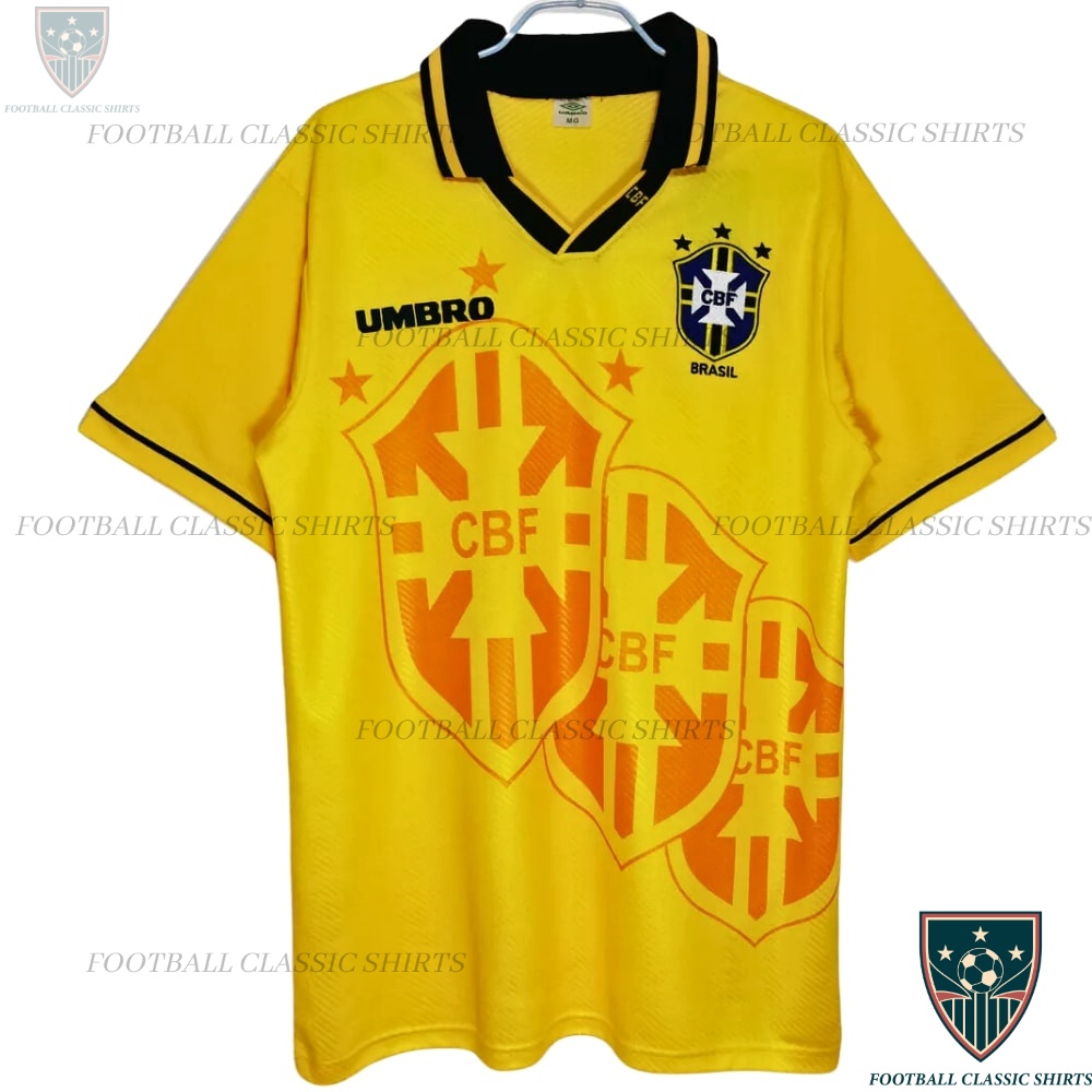 Retro Brazil Home Men Classic Shirt 1994