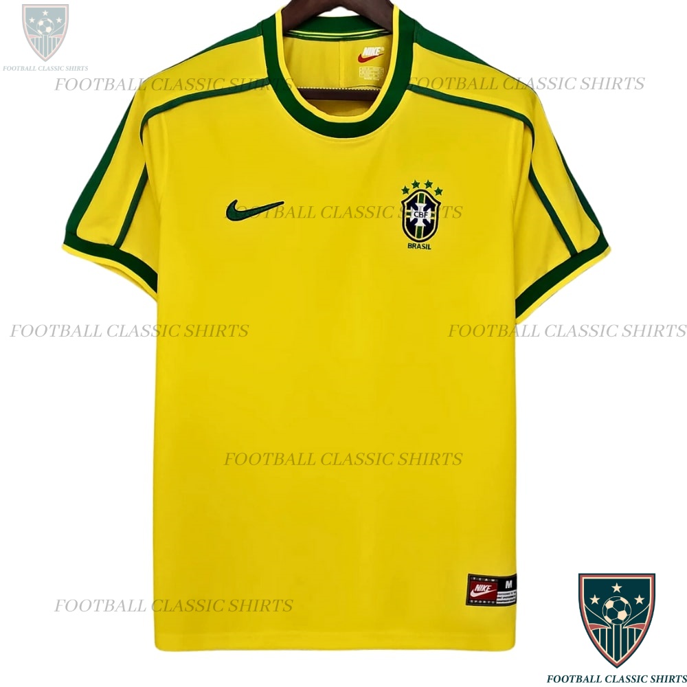 Retro Brazil Home Men Classic Shirt 1998