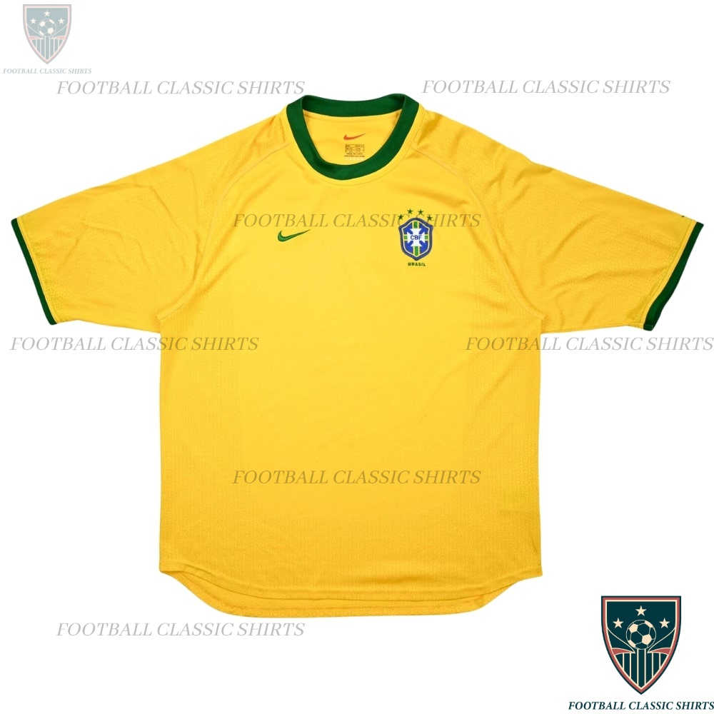 Retro Brazil Home Men Classic Shirt 2000