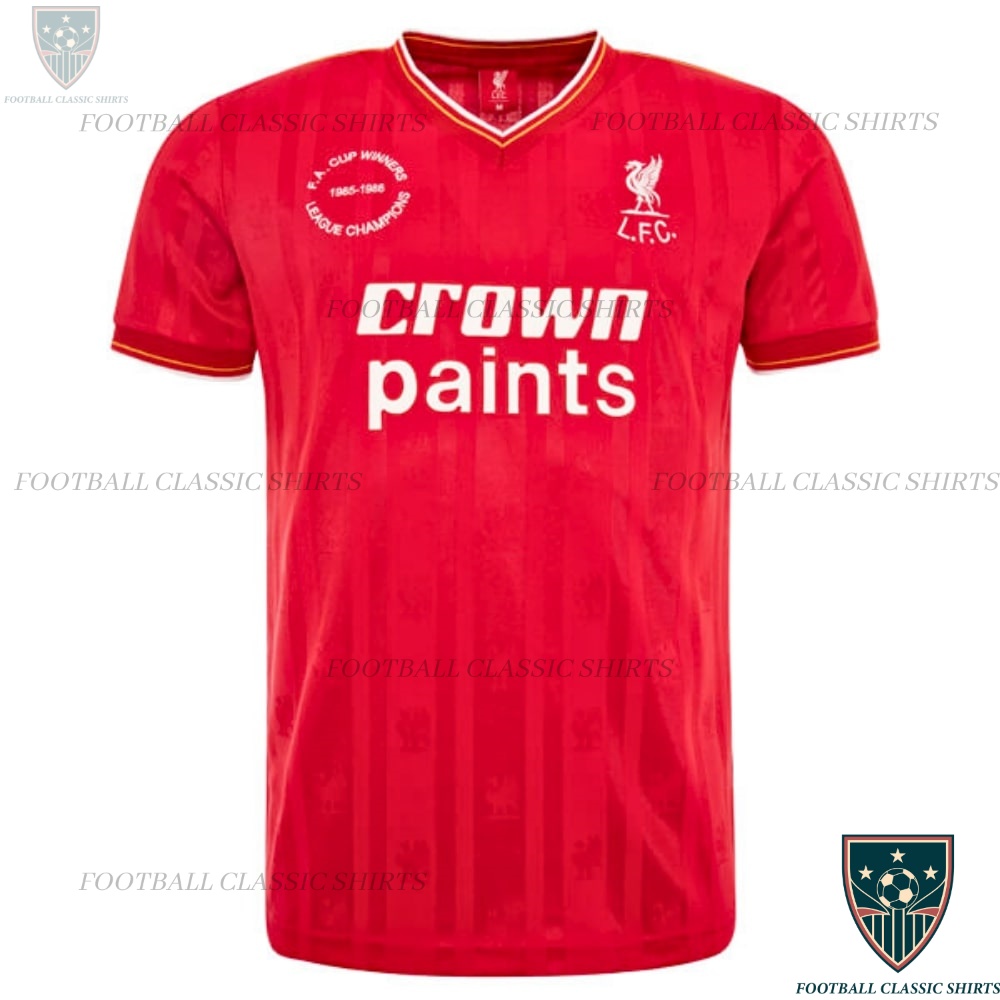 Retro Liverpool Home Men Classic Shirts 85/86