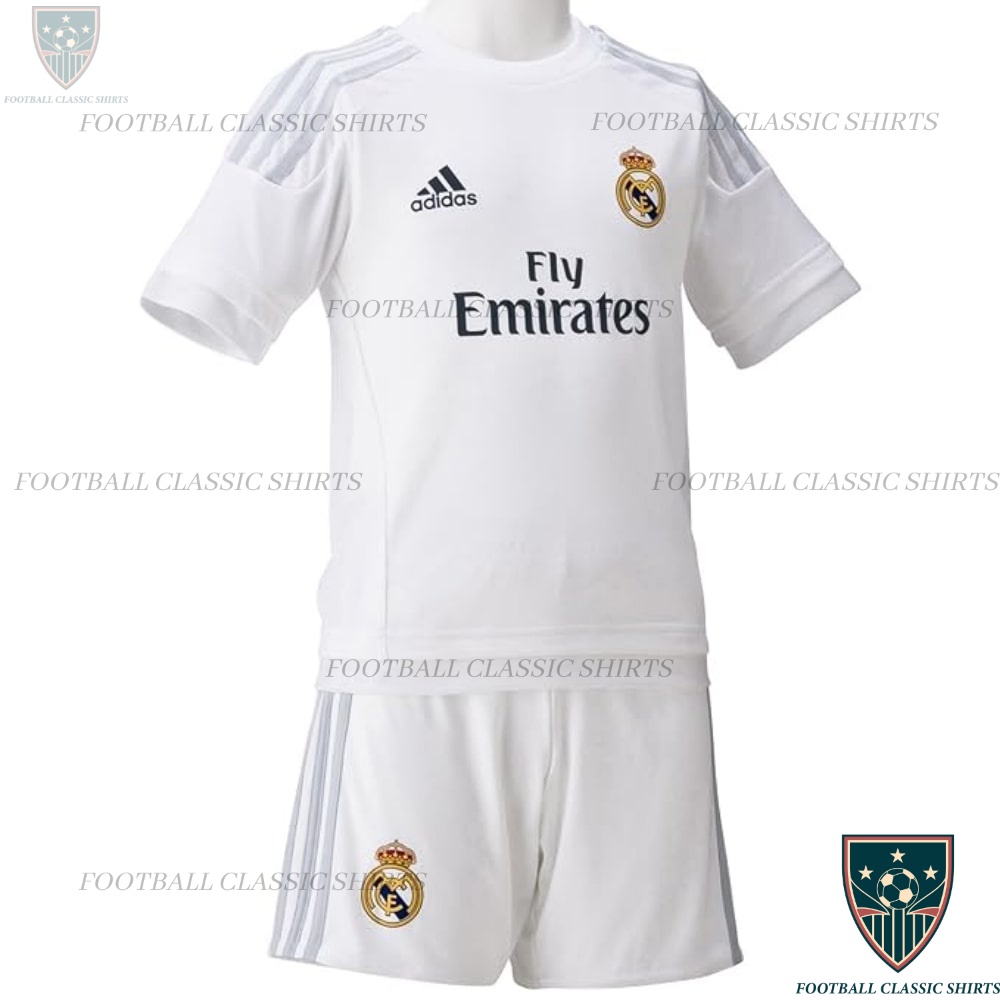 Real Madrid Home Football Classic Kit 15/16