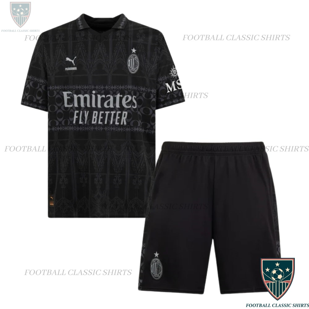AC Milan Fourth Dark Football Classic Kit