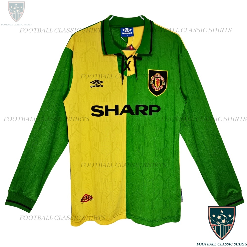 Manchester United Away Classic Shirt 1992 Long Sleeve