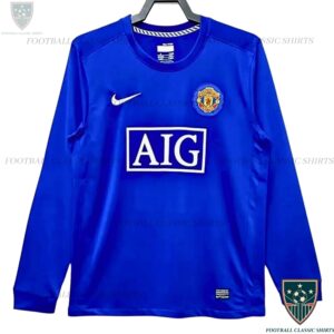 Manchester United Away Classic Shirt 2008 Long Sleeve