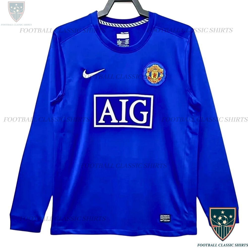 Manchester United Away Classic Shirt 2008 Long Sleeve