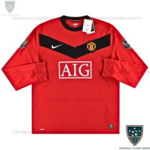 Manchester United Home Classic Shirt 09/10 Long Sleeve