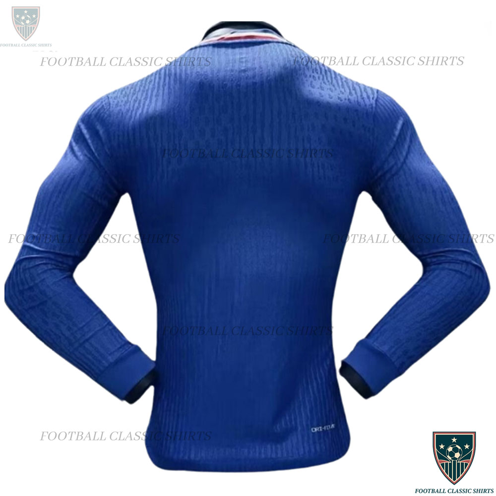 France Home Men Classic Shirt 2024 Long Sleeve